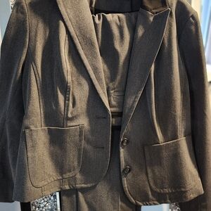 New York And CO. Gray Blazer and Pant Suit Set